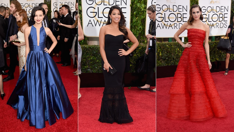 Illustration for article titled Every Dern Look From The 72nd Golden Globes Red CarpetÂ